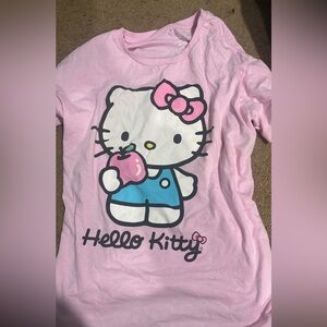 Hello Kitty Pink and Blue Short Sleeve Tee
